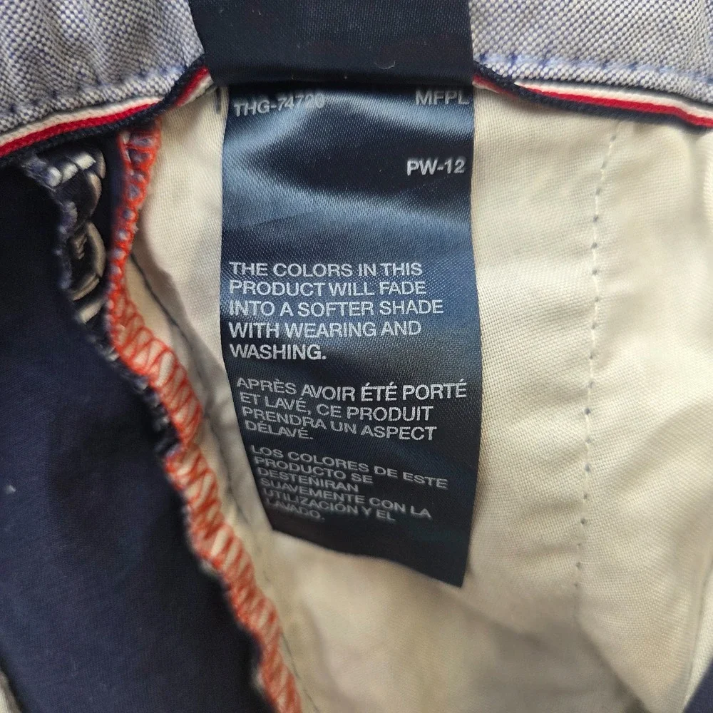 Tommy Hilfiger Men's 36 Navy Blue Lobster Print Preppy Shorts